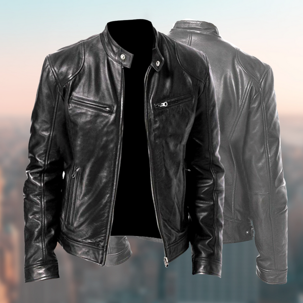 Men’s Smart Leather Jacket – Office to Evening Wear