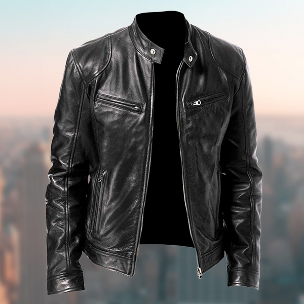Men’s Smart Leather Jacket – Office to Evening Wear