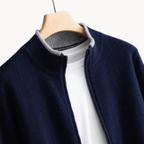 Men’s Zip Sweater | Soft & Comfortable Merino Wool | Ideal for Casual & Smart Wear