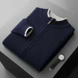 Men’s Zip Sweater | Soft & Comfortable Merino Wool | Ideal for Casual & Smart Wear