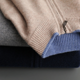 Men’s Zip Sweater | Soft & Comfortable Merino Wool | Ideal for Casual & Smart Wear
