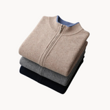 Men’s Zip Sweater | Soft & Comfortable Merino Wool | Ideal for Casual & Smart Wear