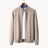Men’s Zip Sweater | Soft & Comfortable Merino Wool | Ideal for Casual & Smart Wear