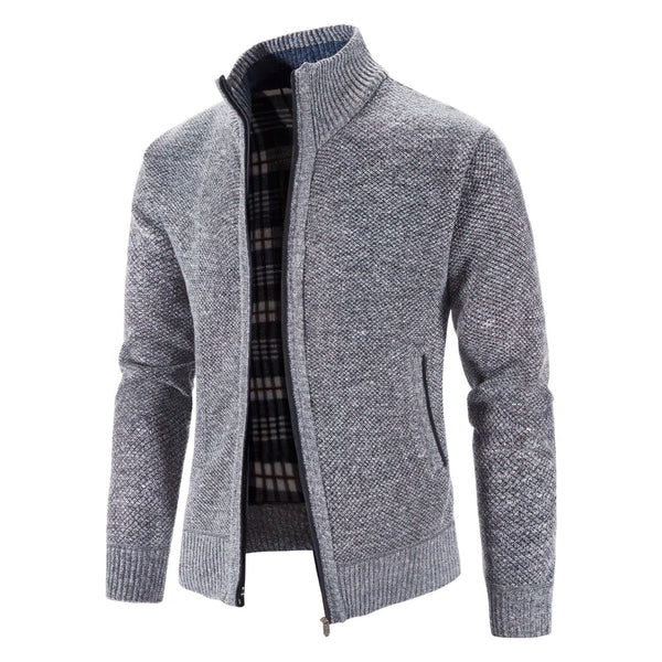 Men’s Zip-Up Cardigan – Stylish Layer for Spring & Autumn