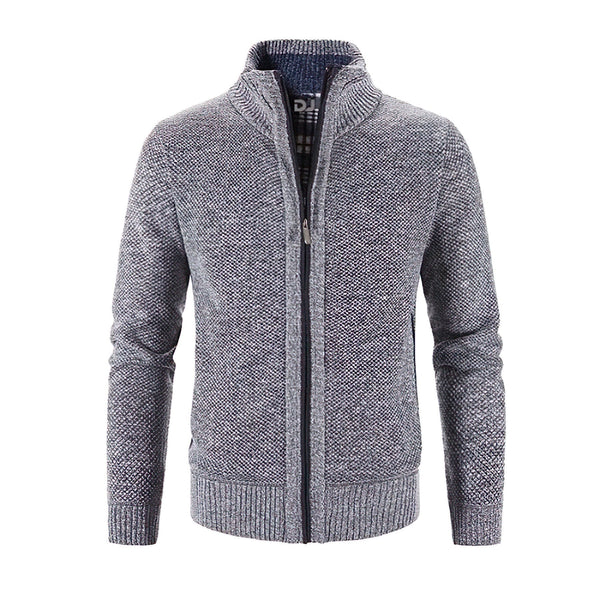 Men’s Zip-Up Cardigan – Stylish Layer for Spring & Autumn