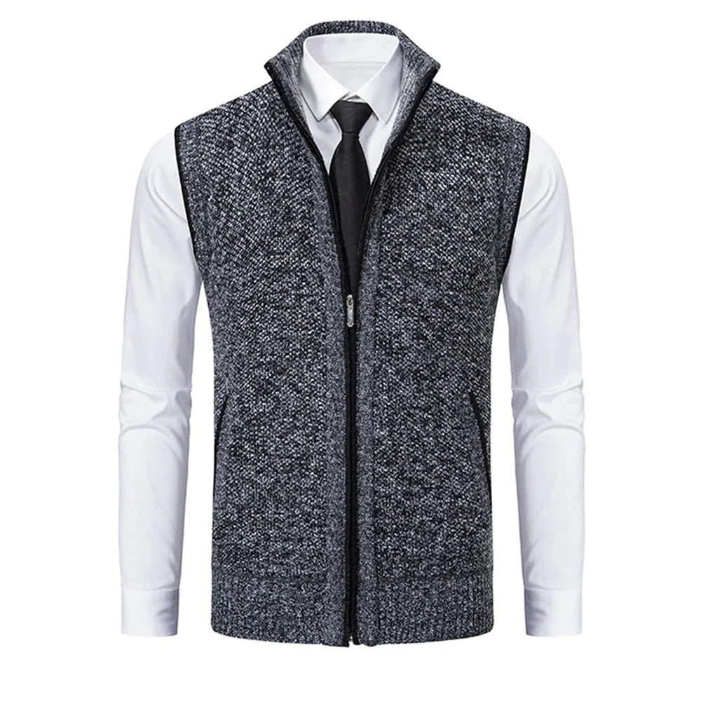 Gilet Elegante da Uomo — Strato Raffinato con Dettagli Curati