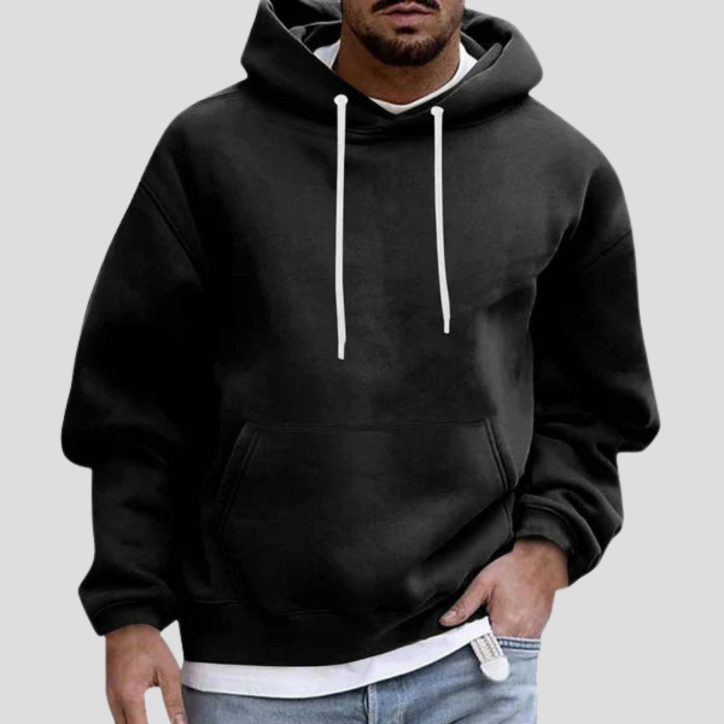 Niki | Men's Pullover Hoodie with Kangaroo Pocket