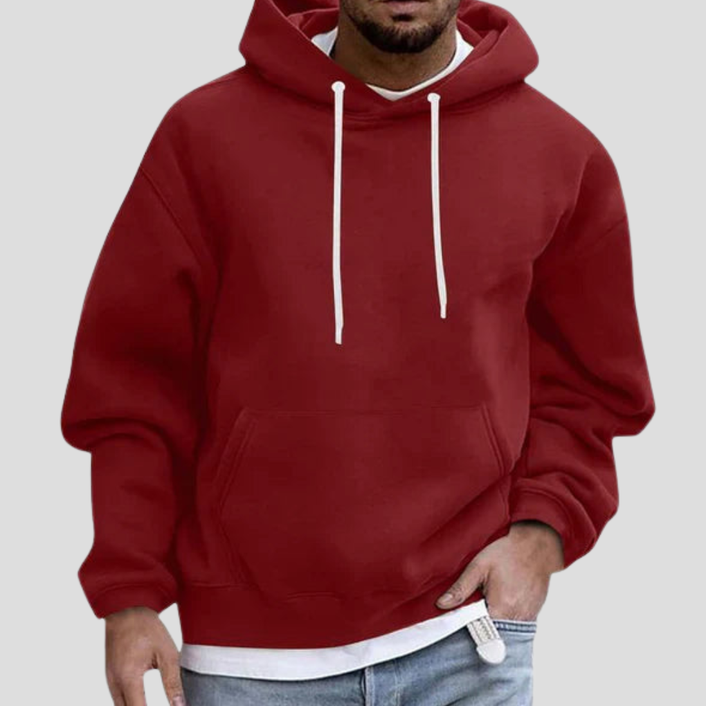 Niki | Men's Pullover Hoodie with Kangaroo Pocket