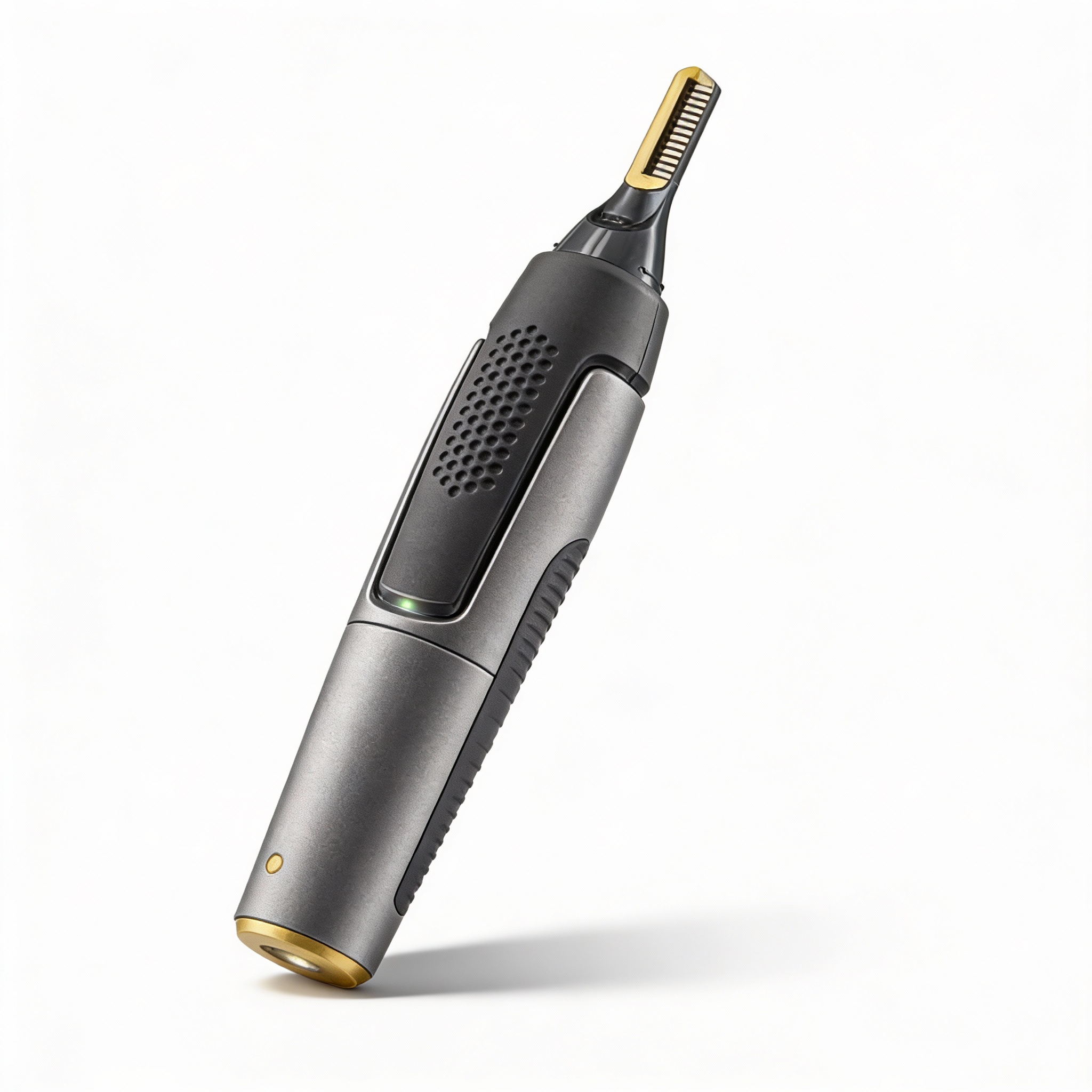 Niki | Professional Ultra-Thin Precision Trimmer | Titanium Stainless Steel Blades | Integrated LED Light | Micro-Oscillation Technology | For Nose, Ears & Contours