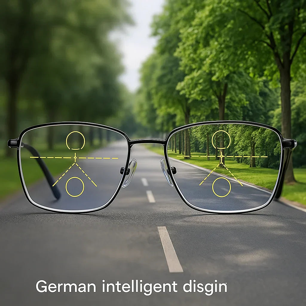Niki | Progressive Multifocal Glasses for Clear Vision - German intelligent design for everyday use