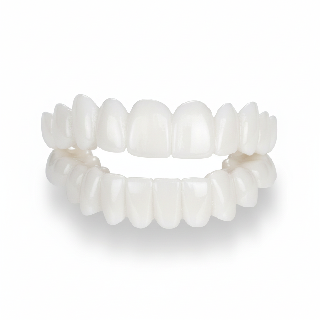 Niki | Smile Veneers | Customizable Cosmetic Tooth Covers | Medical Special Resin | Instant Smile Correction | Upper & Lower Jaw