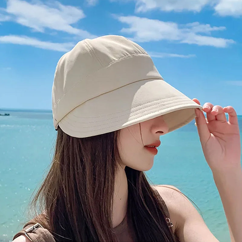 Niki | UV Protection Hat Without Makeup