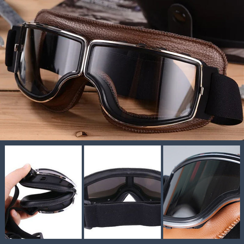 Niki | Vintage Motorcycle Goggles