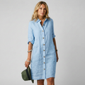 Niki | Women's Button-Front Shirt Dress