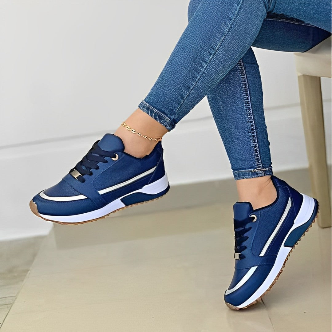 Niki | Women's Fashion Sneakers with Metallic Accent