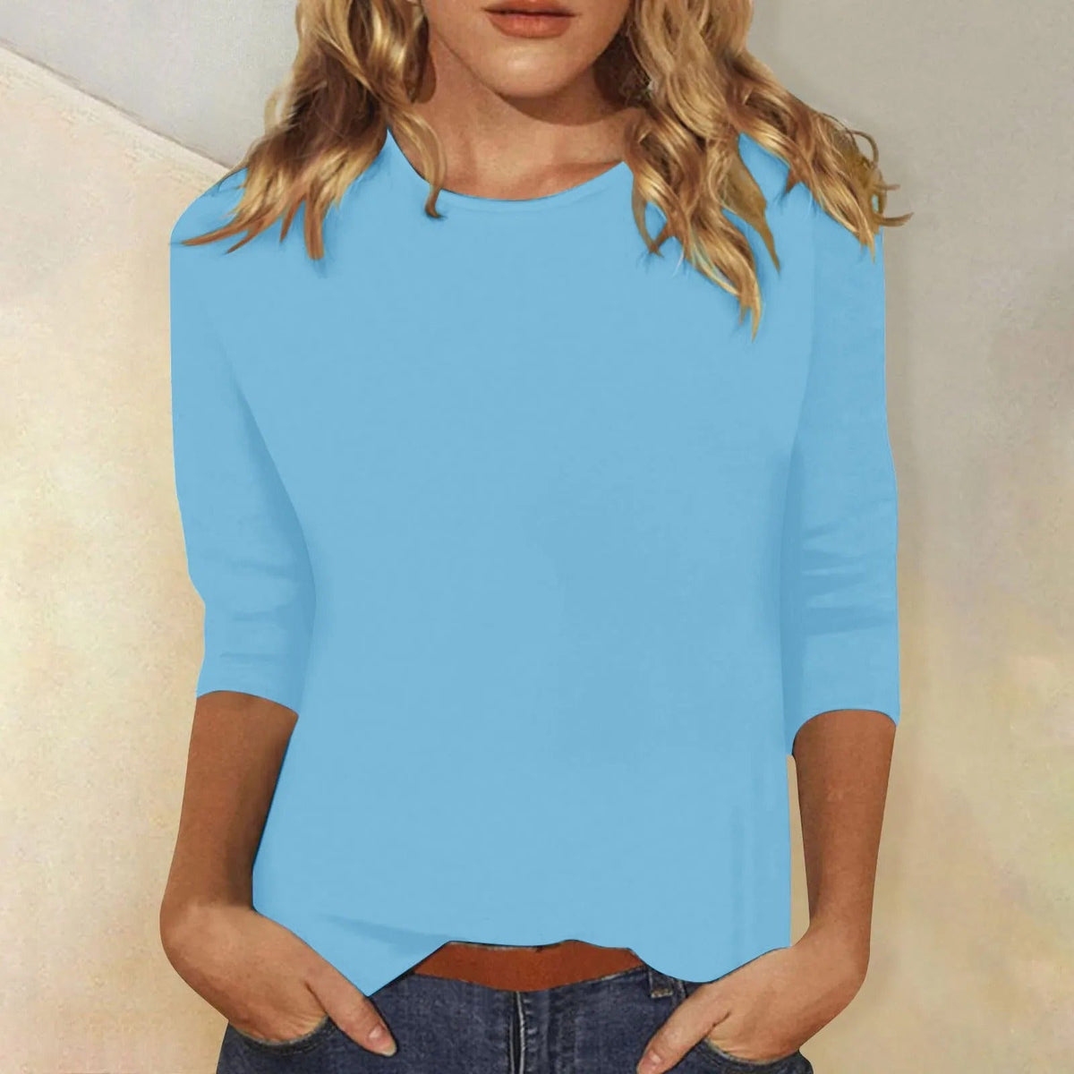 Niki | Women's Long Sleeve T-Shirt with Crew Neck