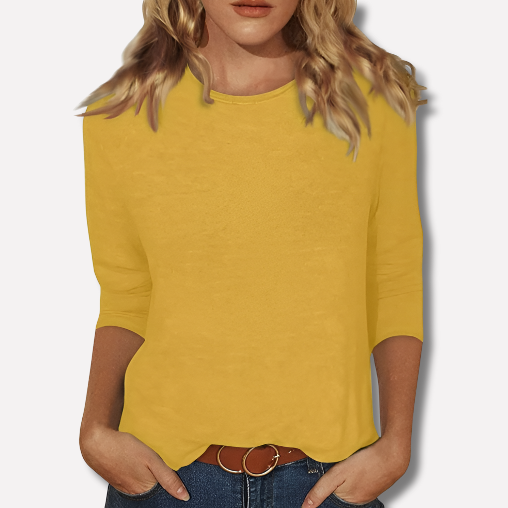 Niki | Women's Long Sleeve T-Shirt with Crew Neck
