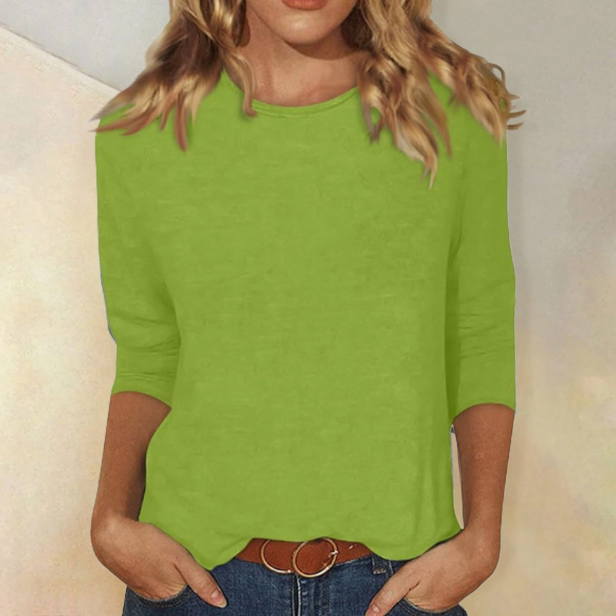 Niki | Women's Long Sleeve T-Shirt with Crew Neck