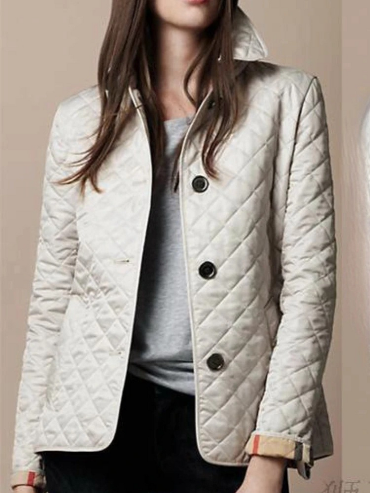 Niki | Women's Quilted Jacket with Turn-Down Collar