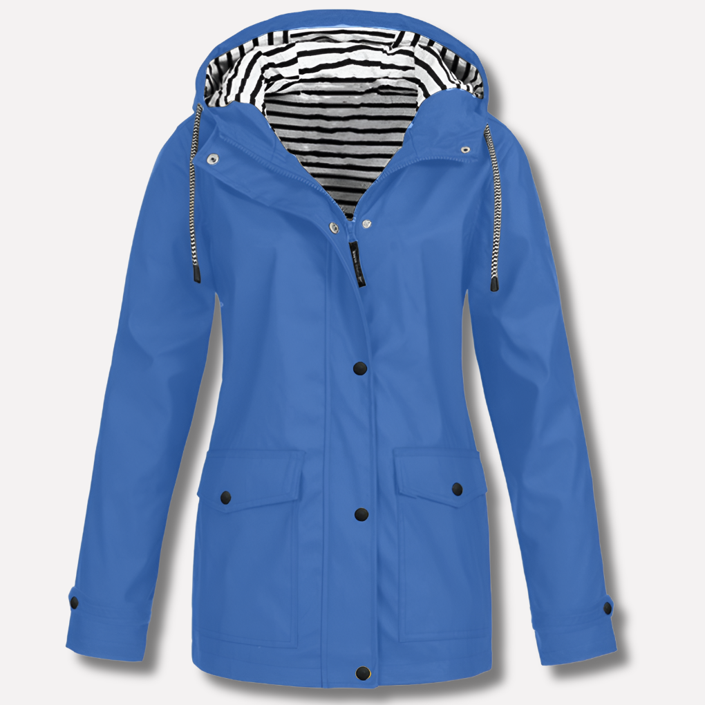 Niki | Women's Rain Jacket with Hood and Pockets