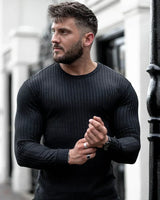 Men's Slim Fit Jumper | Sporty & Refined | Casual & Smart | Stretch Cotton Blend