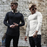 Men's Slim Fit Jumper | Sporty & Refined | Casual & Smart | Stretch Cotton Blend