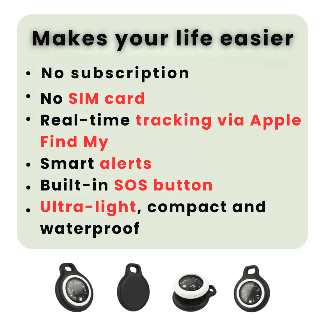 Real-Time GPS Tracker for Seniors with Waterproof Tracking and No Fees