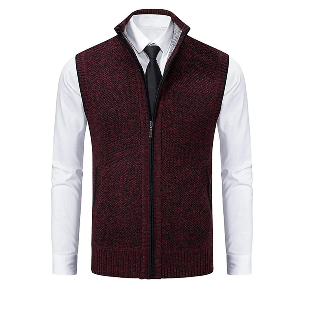 Gilet Elegante da Uomo — Strato Raffinato con Dettagli Curati