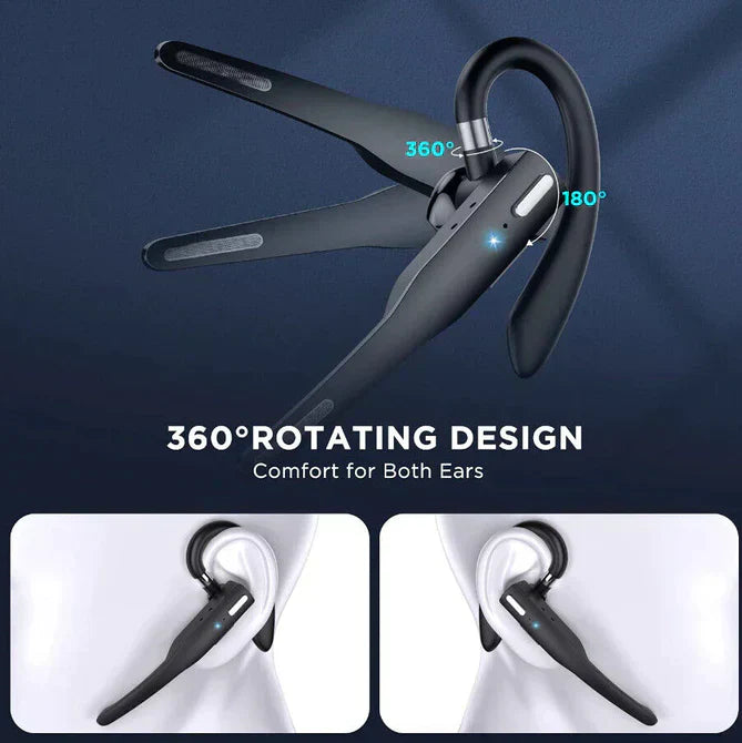 Trucker Dual Mic Wireless Bluetooth 5.1 Noise Cancelling Headset