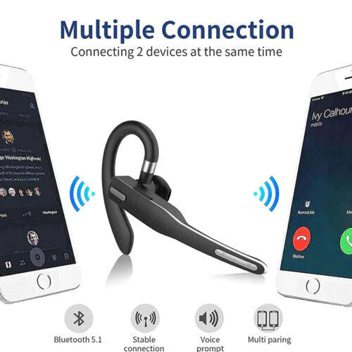 Trucker Dual Mic Wireless Bluetooth 5.1 Noise Cancelling Headset