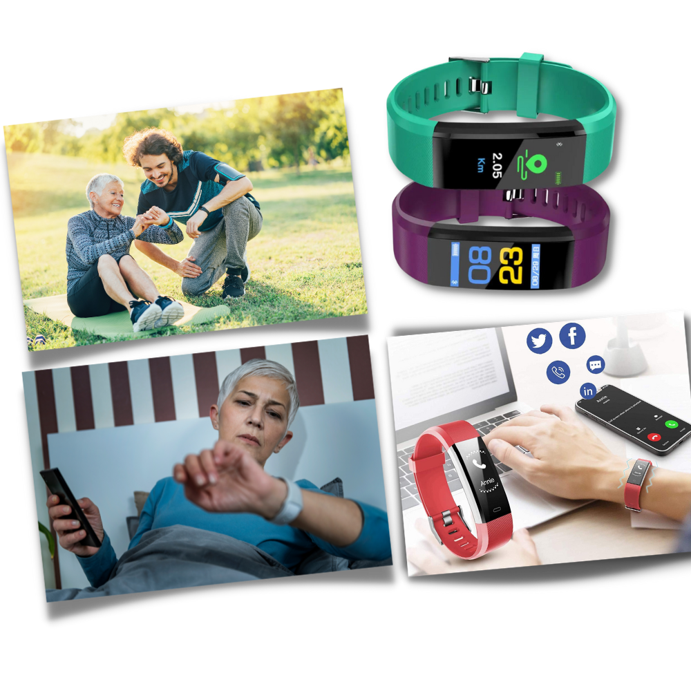 Senior Smartwatch | Heart Rate & Blood Pressure Monitoring