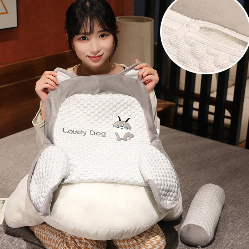 Ergonomic Triangular Pillow – Perfect Support & Comfort for Back, Neck & Legs!