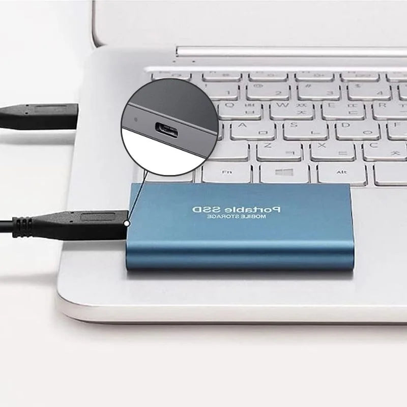 External SSD Hard Drive USB – Portable Data Storage