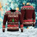 Unisex Dachshund Christmas Sweater – 3D Printed Funny Dog Holiday Jumper