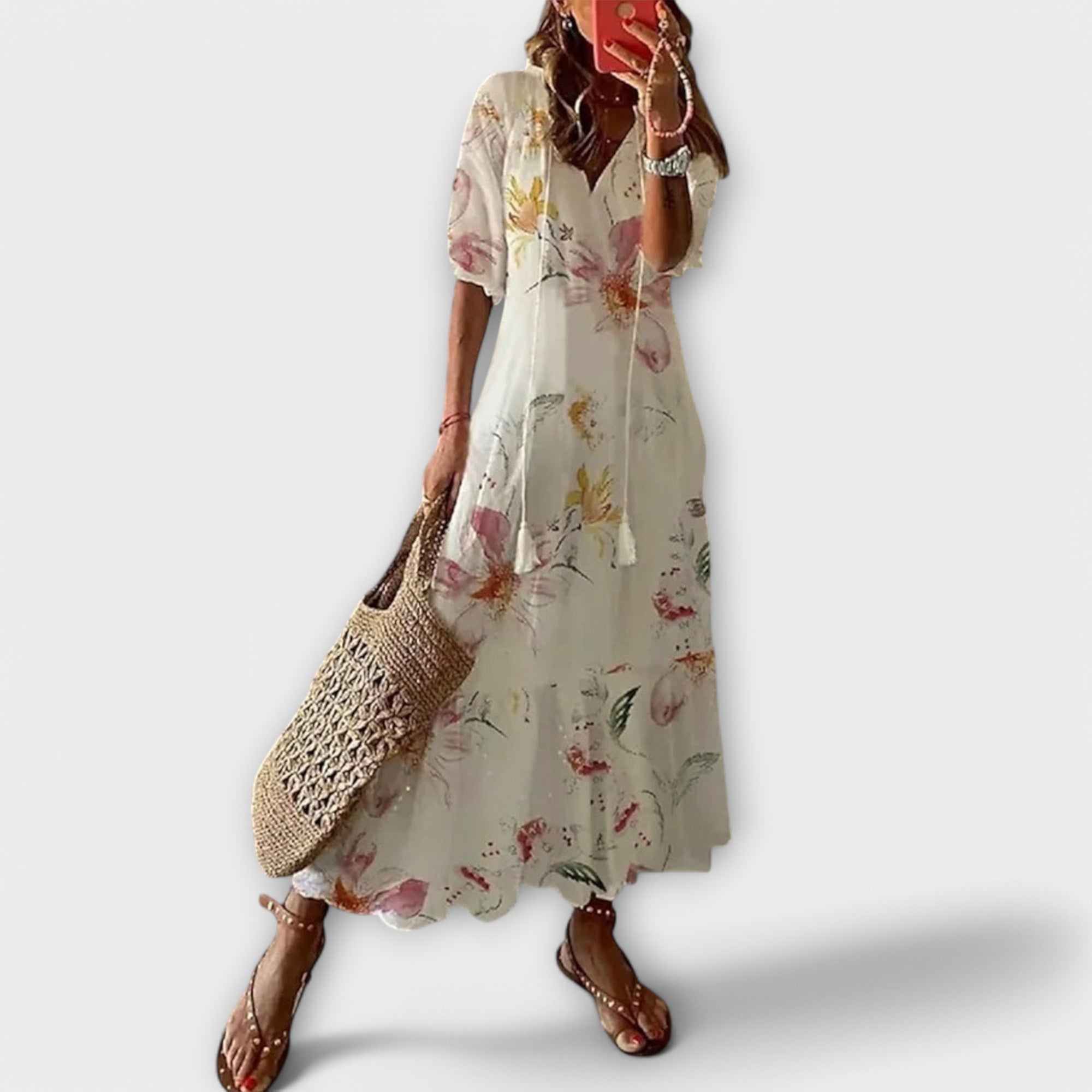 Boho sukienka maxi