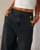 Women’s Sleeveless Denim Co-Ord Set | Wide-Leg Jeans for Casual & Everyday Wear