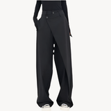 Women’s Asymmetric Waist Trousers | Sleek & Comfortable Fit | Everyday & Smart Wear