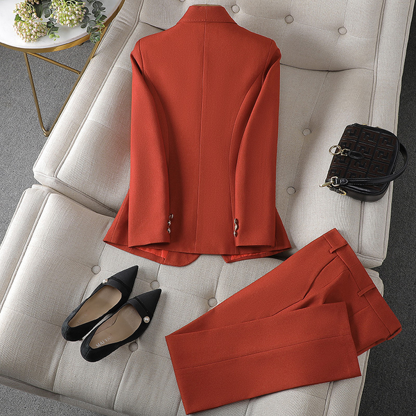 Women’s Blazer & Trousers Set | Elegant Fit for Work & Events
