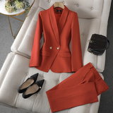 Women’s Blazer & Trousers Set | Elegant Fit for Work & Events