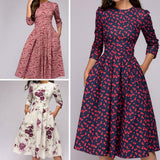 Women’s Floral Dress | Soft & Lightweight Fit | Ideal for Daytime Events & Evening Wear