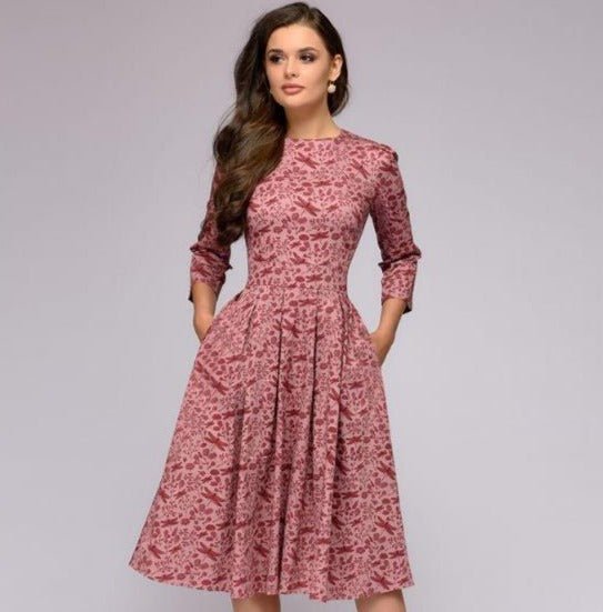 Women’s Floral Dress | Soft & Lightweight Fit | Ideal for Daytime Events & Evening Wear