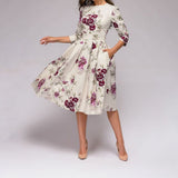 Women’s Floral Dress | Soft & Lightweight Fit | Ideal for Daytime Events & Evening Wear