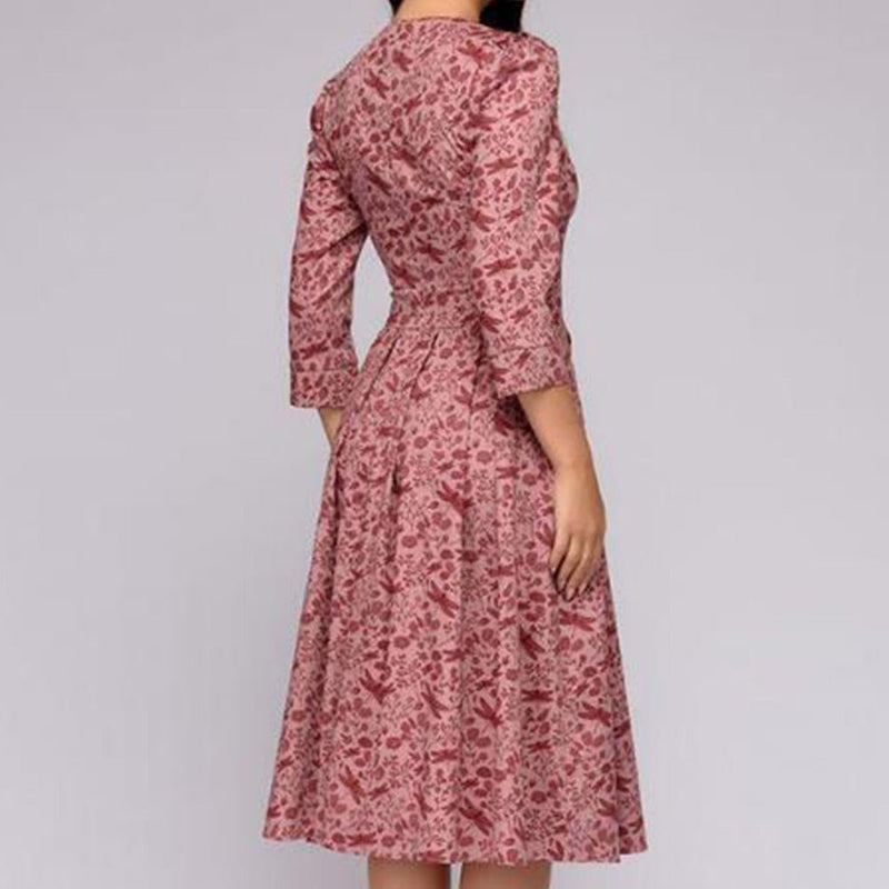 Women’s Floral Dress | Soft & Lightweight Fit | Ideal for Daytime Events & Evening Wear
