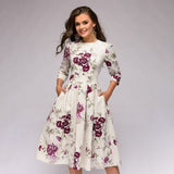 Women’s Floral Dress | Soft & Lightweight Fit | Ideal for Daytime Events & Evening Wear
