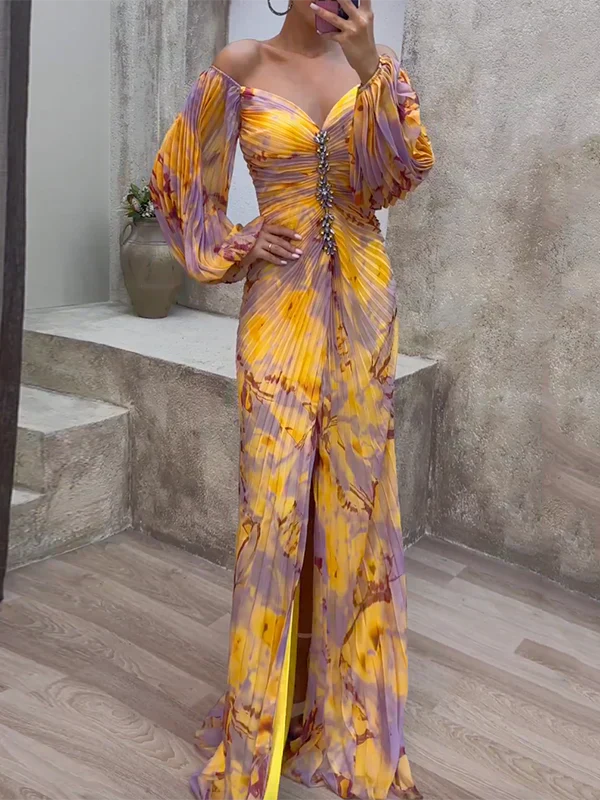Women's Long Evening Dress | Elegant, Glamorous & Sparkling