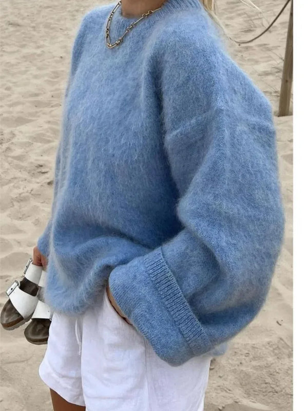 Women's Oversized Knitted Sweater | Cozy & Relaxed Fit | Everyday Layering & Comfort