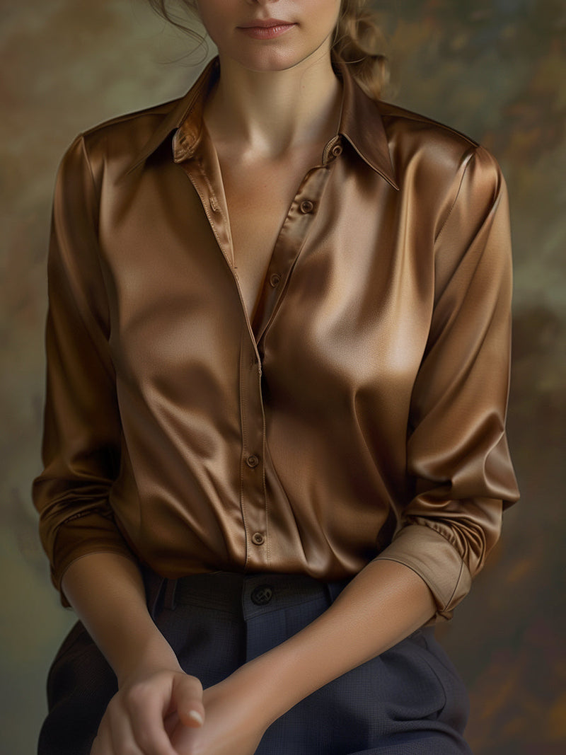 Women's Satin Blouse | Elegant, Comfortable & Versatile