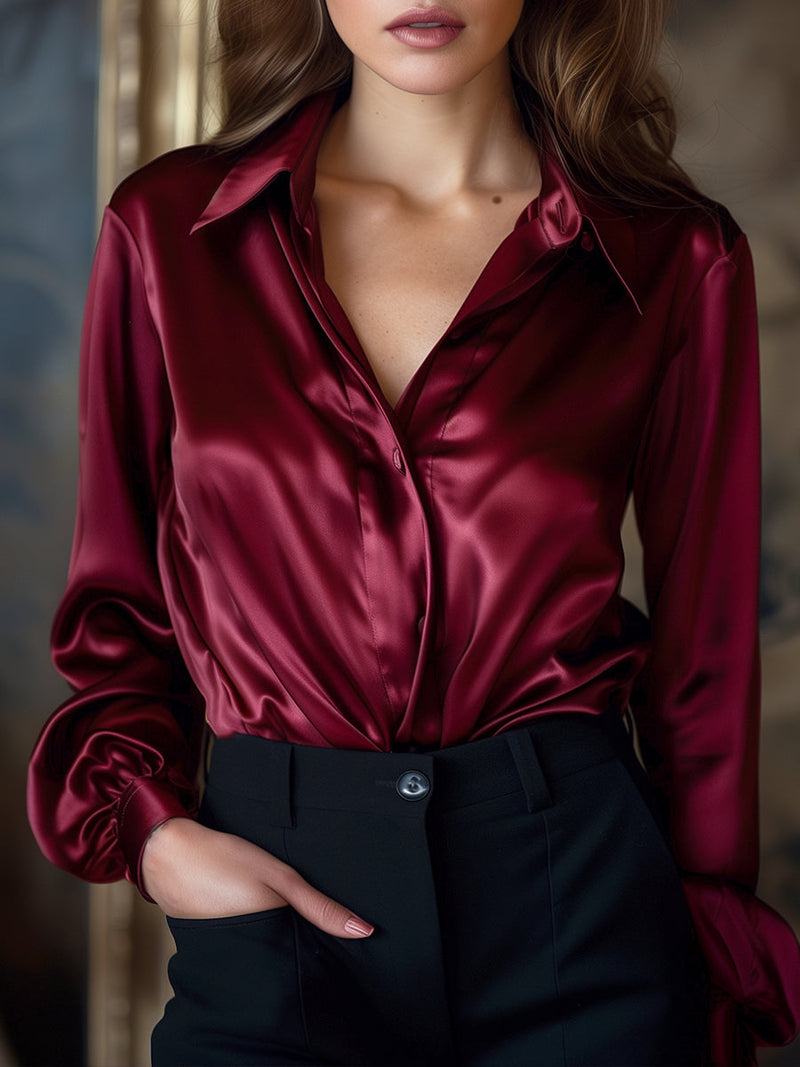 Women's Satin Blouse | Elegant, Comfortable & Versatile