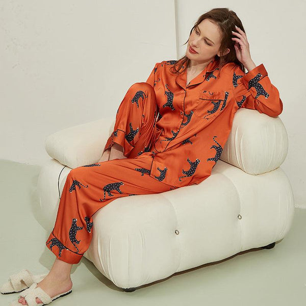 Women's Satin Pyjama Set | Soft, Playful & Comfortable