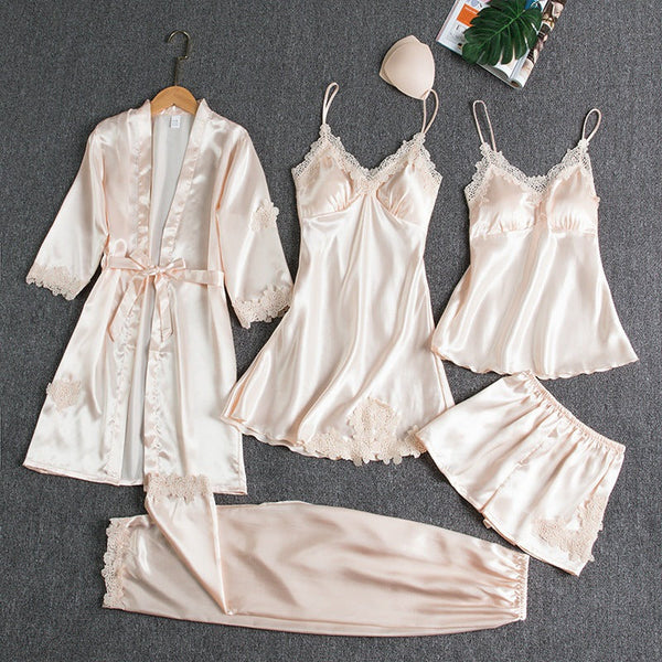 Women’s Satin Pyjamas – Relaxed Fit Sleepwear Set